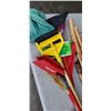 Image 2 : LOT OF WALKING STICKS AND BROOMS