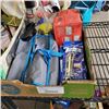 Image 1 : TRAY OF WRENCHES, HEADLIGHTS, BULB CHANGER AND MORE
