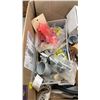 Image 2 : BOX OF PLUMBING CONNECTORS, CLAMPS, FASTENERS AND MORE