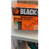 Image 8 : BLACK AND DECKER CORDLESS 12V HEDGE TRIMMER WORKING WITH METAL WATERING CAN