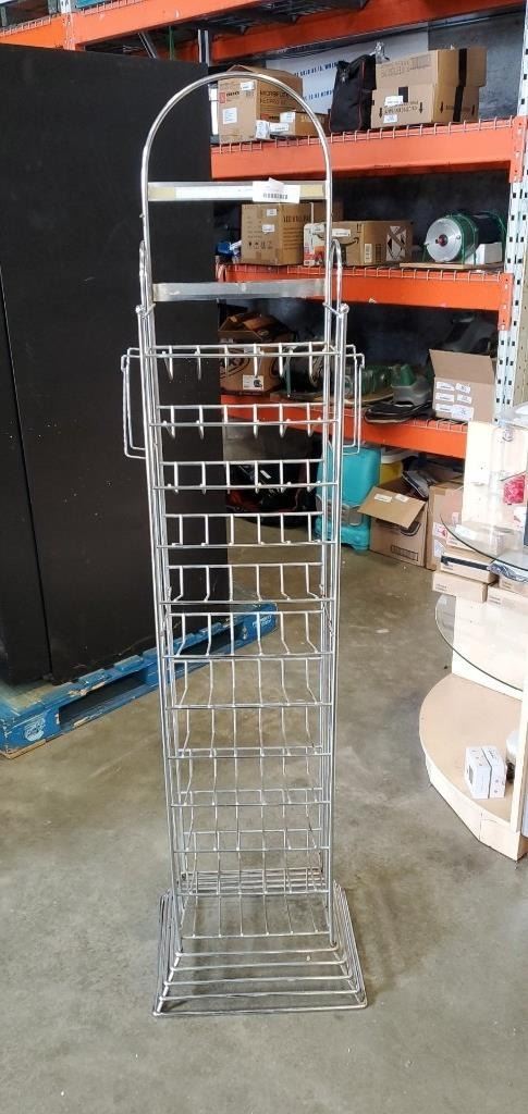70 INCH TALL METAL RACK