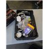 Image 2 : TOOLBOX WITH CONTENTS AND BASKET WITH SHOP SUPPLIES, HARDWARE