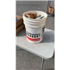 Image 2 : CRATE AND PAIL OF NUTS, BOLTS, HARDWARE