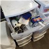 Image 2 : 2 PLASTIC ORGANIZERS WITH CONTENTS 7 DRAWER