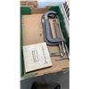 Image 2 : TRAY OF CUMMINS PISTON RINGS AND THREE 10 INCH C CLAMPS