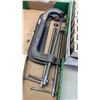Image 3 : TRAY OF CUMMINS PISTON RINGS AND THREE 10 INCH C CLAMPS