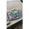 Image 2 : 3 TRAYS AND BAG OF EMT FITTINGS UL LISTED