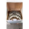 Image 2 : LARGE INCANDESCENT FLOOD LIGHT, CLEANING SUPPLIES AND BRAKE SHOES