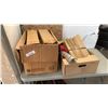 Image 1 : LOT OF WOOD SHIMS, WOOD STAKES AND PET ITEMS