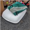 Image 1 : CREEK COMPANY ODC SPORT XL PONTOON BOAT AND ROOFTOP CARRYING CASE