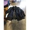 Image 1 : SIZE MEDIUM BLACK RABBIT FUR COAT