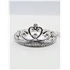 Image 1 : STERLING SILVER DIAMOND "TIARA" RING, 21 DIAMONDS (0.12CTS), W/A $505.00, SIZE 7