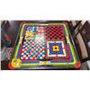 Image 8 : REVERSIBLE CROKINOLE AND BOARD GAME BOARD AND VINTAGE TOWERIFICS GAME