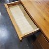 Image 2 : PINE DESK WITH 4 DRAWERS