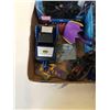 Image 2 : TRAY OF BATMAN COLLECTIBLES, HARLEY QUINN HAMMER, DARK KNIGHT BLURAY SET