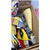 Image 8 : LOT OF YARN AND BOX OF FABRIC