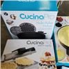 Image 2 : CUCINA CREPE MAKER, PIZELLE MAKER CAST IRON TORTILLA PRESS AND MULTI BAKER DELUXE