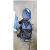 Image 2 : FOLDING CHAIR, IGLOO ROLLING COOLER AND BABY CARRIER BACKPACK
