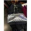 Image 2 : 2 WOMENS JACKETS, SIZE LARGE, 17/18 AND METALLIC PURSE
