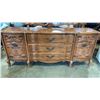 Image 2 : VICTORIAVILLE 3 DRAWER 2 CUPBOARD DRESSER WITH MIRROR
