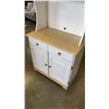 Image 2 : WHITE HUTCH CABINET