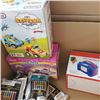 Image 2 : LOT OF LIGHTSTICKS, RACE CAR SET, CASH REGISTER AND BALLOON PUMP