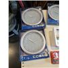 Image 2 : 3 NEW COSMO CLOCKS, GILETTE FUSION POWER BLADE SET AND MSA GENERAL PURPOSE FIRST AID KIT