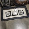 Image 2 : 2 SHADOWBOXES AND WALL CLOCK