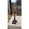 Image 1 : VINTAGE BANNER FIGURAL OIL LAMP WITH FLUTE