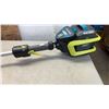Image 8 : YARDWORKS 48V BRUSHLESS CORDLESS WEEDEATER - TESTED WORKING, USED ONCE, INCLUDES 2AH AND 5AH BATTERI