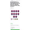Image 2 : 20 NEW CLAY DIWALI DIYA PURPLE HEARTS
