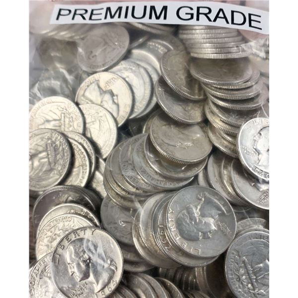 $500 Face 2000-coins 90% Silver Quarters