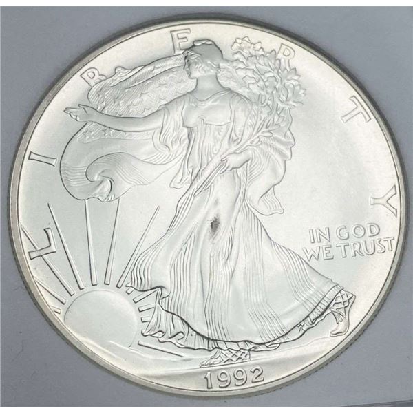 1992 American Silver Eagle MS70?