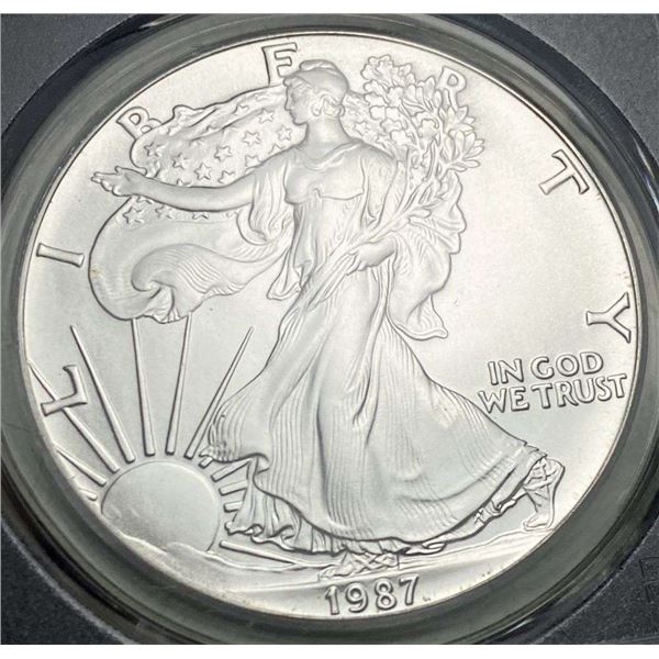 1987 American Silver Eagle PCGS MS69
