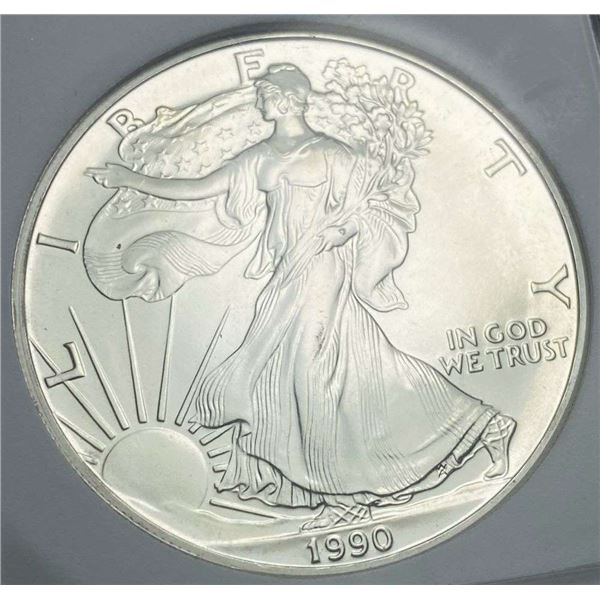1990 American Silver Eagle MS70?