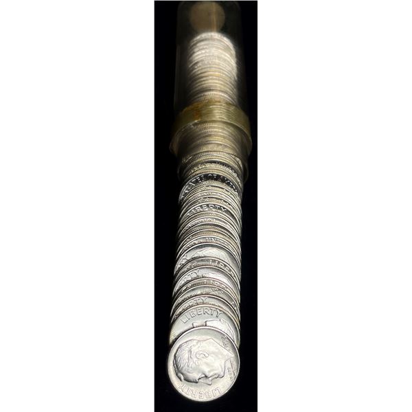 Roll (50-coins) 1958 Original Mint Condition 90% Silver 10c