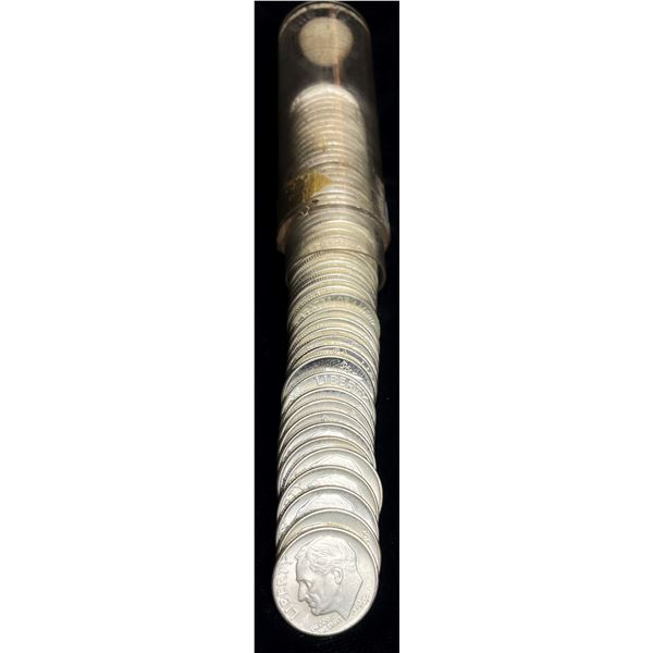 Roll (50-coins) 1961-D Original Mint Condition 90% Silver 10c