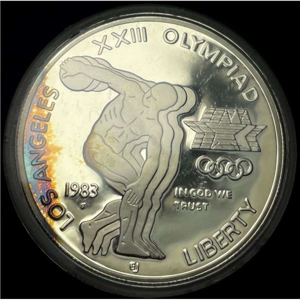 1983-S Olympic Proof Silver Commemorative Dollar