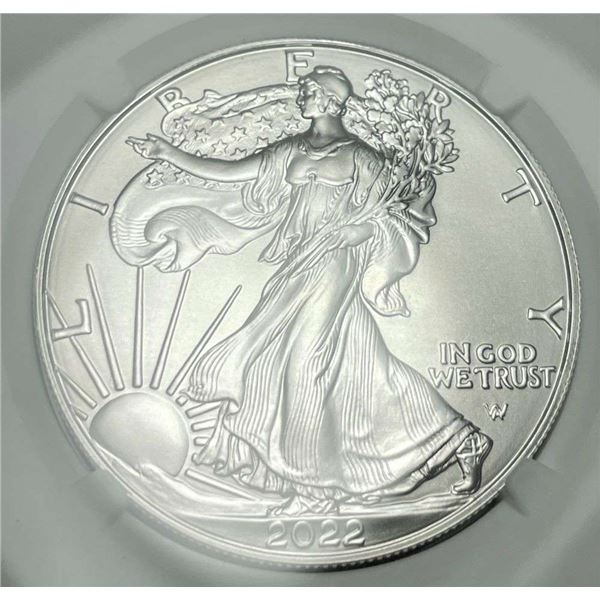 2022 American Silver Eagle Type 2 NGC MS70