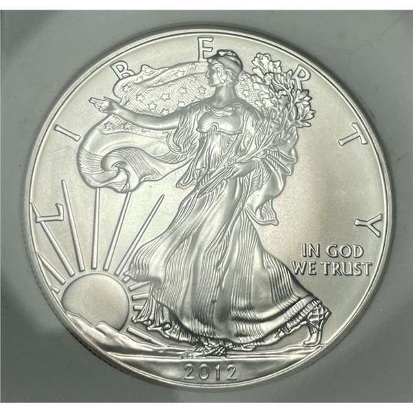 2012 American Silver Eagle MS70