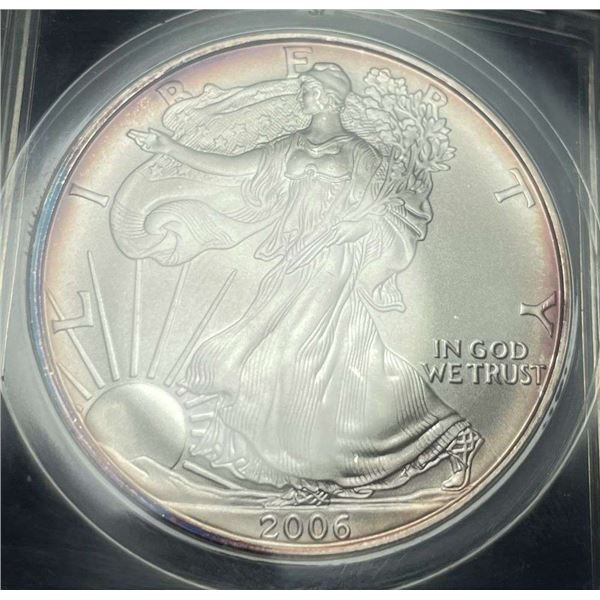 2006 American Silver Eagle ANACS MS69