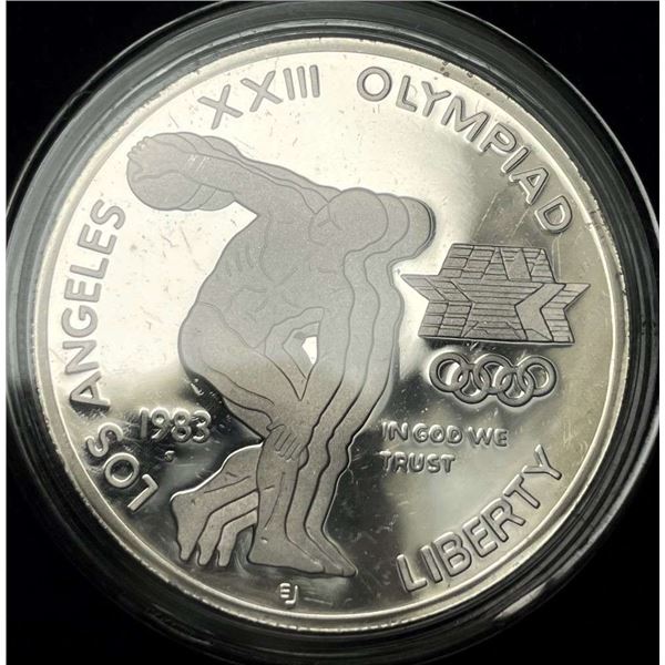 1983-S Olympic Proof Silver Commemorative Dollar