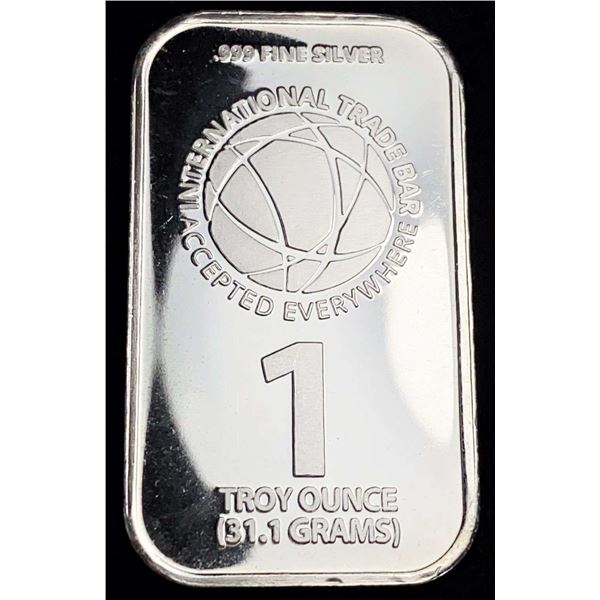 International Trade Bar 1 ozt .999 Silver Bar