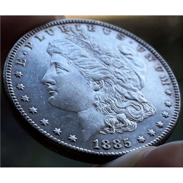 1885 Morgan Silver Dollar MS64 DMPL+