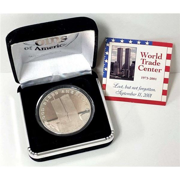 World Trade Center Proof Commemorative 1 ozt .999 Silver