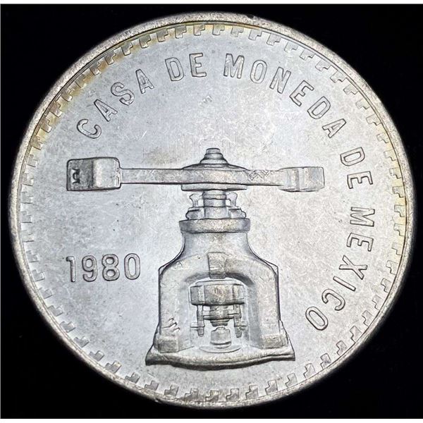 1980 Mexico Balance Scale 1 ozt .925 Silver