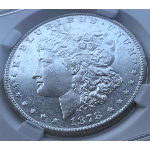 1878-S Morgan Silver Dollar MS65+ PL