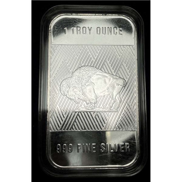 Buffalo 1 ozt .999 Silver Bar