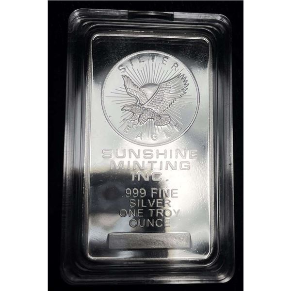 Sunshine Minting Inc. 1 ozt .999 Silver Bar