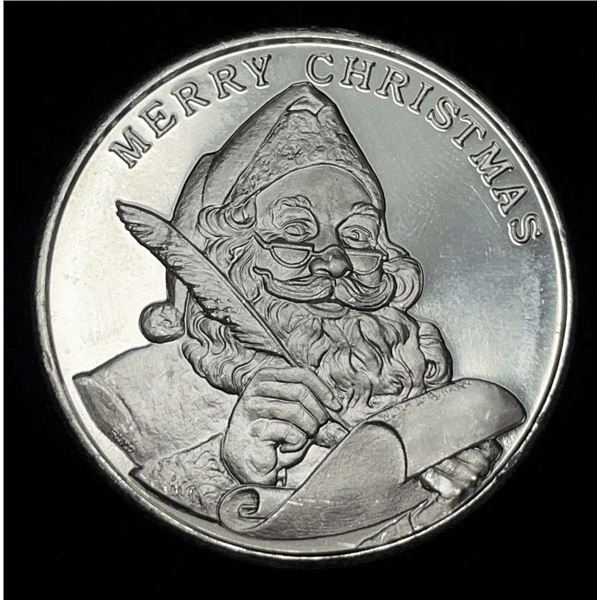 2018 Merry Christmas Santa Proof 1 ozt .999